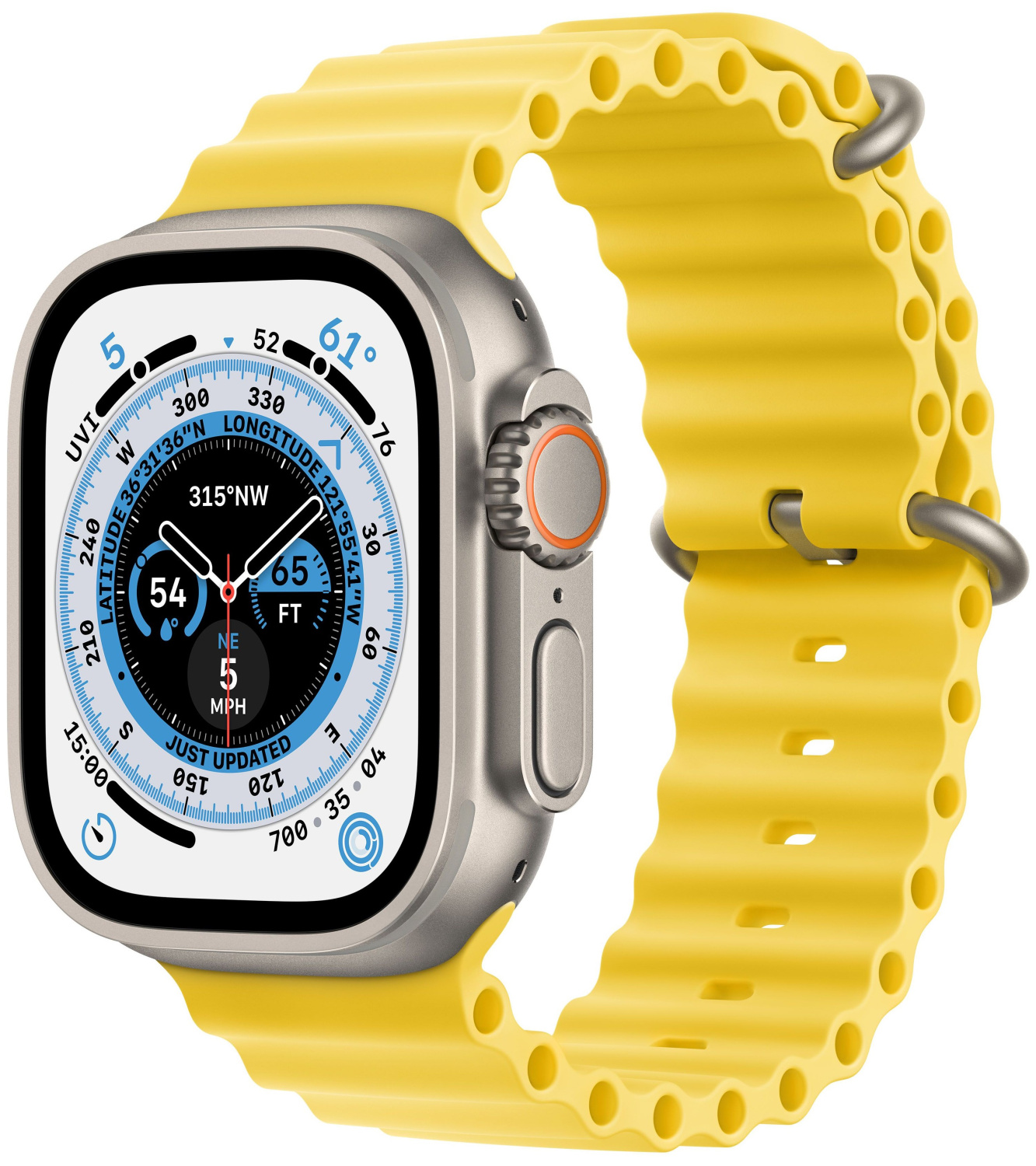 Купить apple watch ultra gps + cellular, 49 мм, корпус из титана, ремешок ocean желтого цвета Apple Watch Ultra в официальном магазине Apple, Samsung, Xiaomi. iPixel.ru Купить, заказ, кредит, рассрочка, отзывы,  характеристики, цена,  фотографии, в подарок.