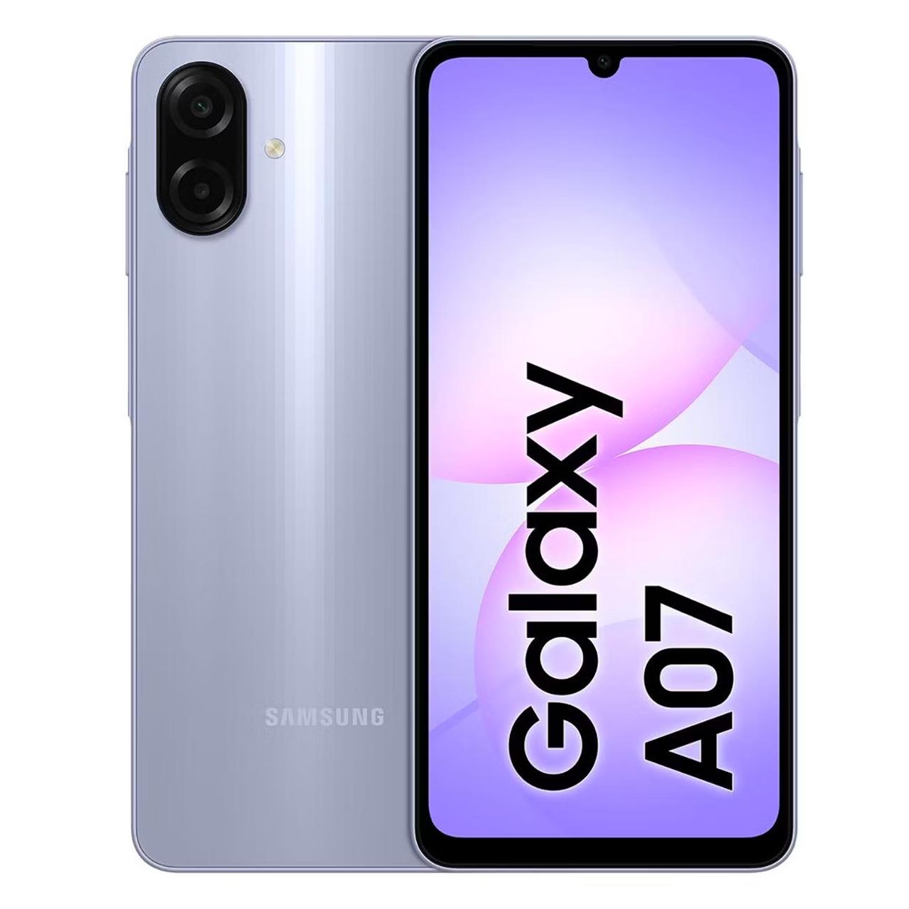 Купить смартфон samsung galaxy a07 lte 4/128gb фиолетовый A - series в официальном магазине Apple, Samsung, Xiaomi. iPixel.ru Купить, заказ, кредит, рассрочка, отзывы,  характеристики, цена,  фотографии, в подарок.