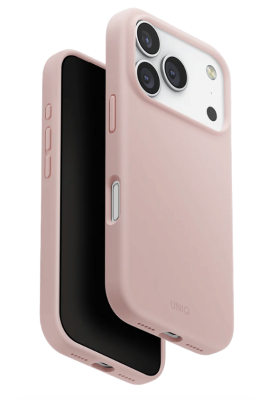 Uniq для iPhone 17 Pro чехол LINO Blush Pink (Magsafe)   