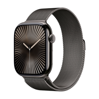 Смарт-часы Apple Watch Series 10 46мм Slate Titanium Case/Stainless Steel Milanese Loop Slate   