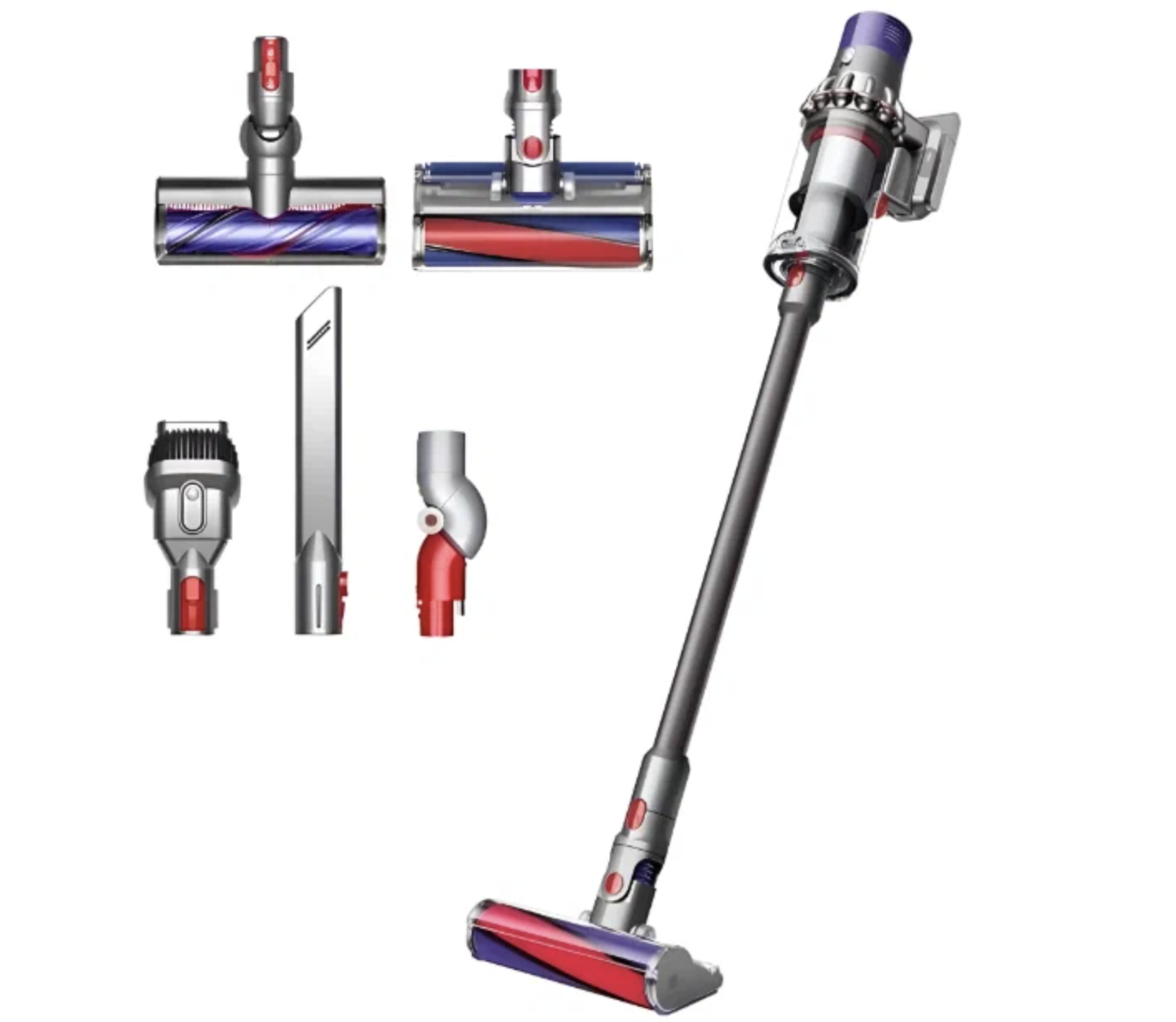 Беспроводной пылесос Dyson Cyclone V10 Total Clean, Nickel/Black   
