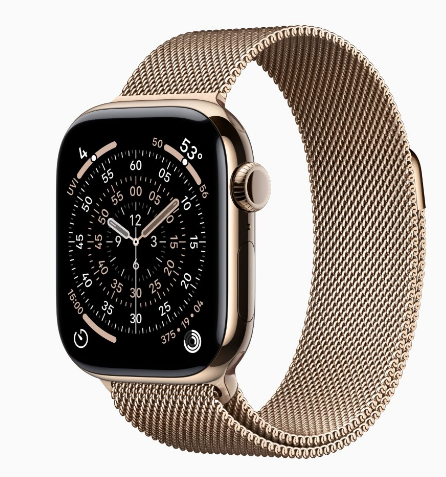 Купить смарт-часы apple watch series 11, 42 мм, gold titanium case/milanese loop Apple Watch 11 в официальном магазине Apple, Samsung, Xiaomi. iPixel.ru Купить, заказ, кредит, рассрочка, отзывы,  характеристики, цена,  фотографии, в подарок.