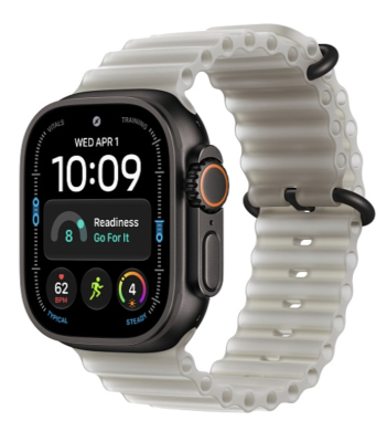 Смарт-часы Apple Watch Ultra 4 (2026) 49mm Black Titanium Case with Translucent Gray Ocean Band   