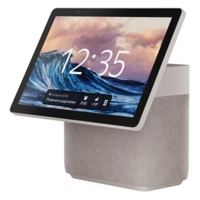 Умная колонка Яндекс Станция Дуо Макс Zigbee бежевая   