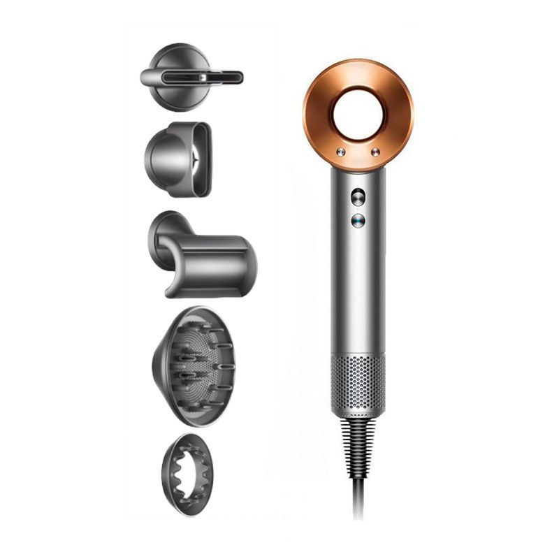Купить фен dyson supersonic hd-08 nickel/copper  Фены Dyson в официальном магазине Apple, Samsung, Xiaomi. iPixel.ru Купить, заказ, кредит, рассрочка, отзывы,  характеристики, цена,  фотографии, в подарок.