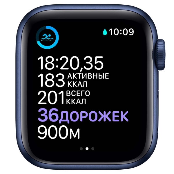Купить смарт-часы apple watch s6 40mm blue aluminum case with deep navy sport band (mg143ru/a) Apple Watch 6 в официальном магазине Apple, Samsung, Xiaomi. iPixel.ru Купить, заказ, кредит, рассрочка, отзывы,  характеристики, цена,  фотографии, в подарок.