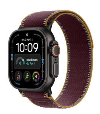 Смарт-часы Apple Watch Ultra 4 (2026) 49mm Black Titanium Case with Burgundy Trail Loop   