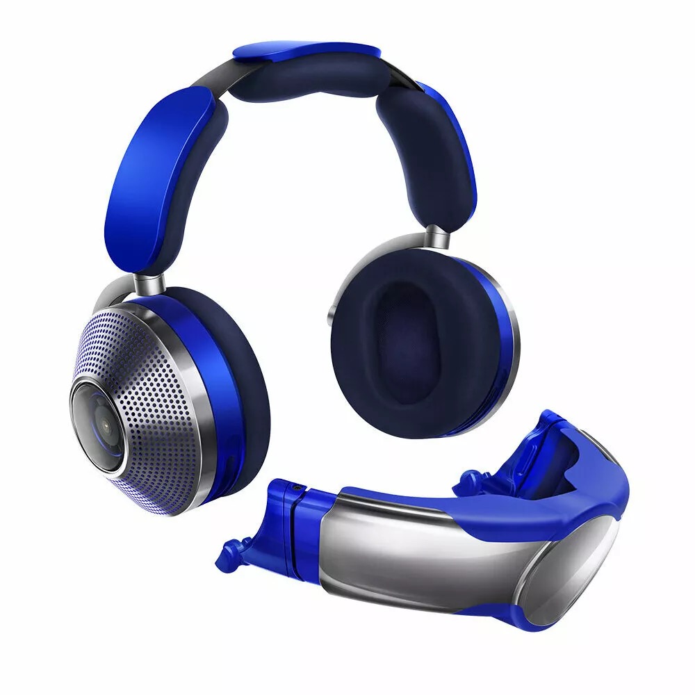 Купить беспроводные наушники dyson zone headphone blue/silver Наушники в официальном магазине Apple, Samsung, Xiaomi. iPixel.ru Купить, заказ, кредит, рассрочка, отзывы,  характеристики, цена,  фотографии, в подарок.