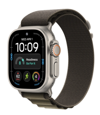 Смарт-часы Apple Watch Ultra 4 (2026) 49mm Natural Titanium Case with Dark Olive Alpine Loop   