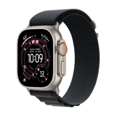 Смарт-часы Apple Watch Ultra 3, 49 мм, Natural Titanium Case/Black Alpine Loop   