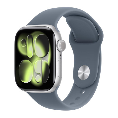 Смарт-часы Apple Watch Series 11, 46 мм, Silver Aluminum Case/Anchor Blue Sport Band    Смарт-часы Apple Watch Series 11, 46 мм, Silver Aluminum Case/Anchor Blue Sport Band