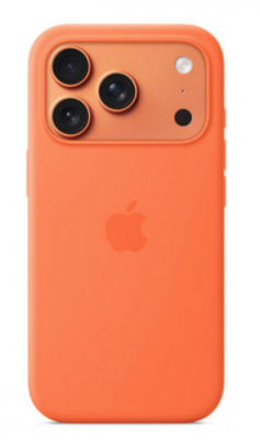 Чехол Apple iPhone 17 Pro Silicone Case with MagSafe - Orange   