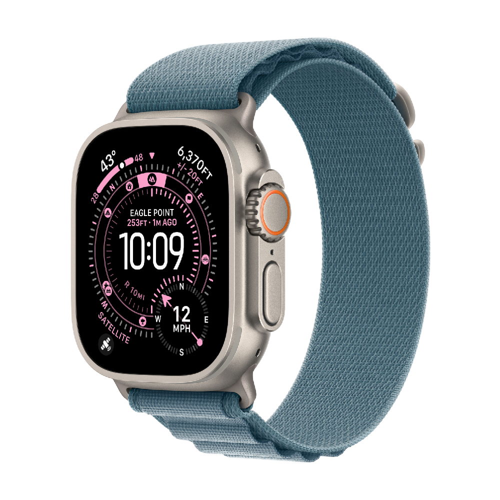 Купить смарт-часы apple watch ultra 3, 49 мм, natural titanium case/light blue alpine loop Apple Watch Ultra 3 в официальном магазине Apple, Samsung, Xiaomi. iPixel.ru Купить, заказ, кредит, рассрочка, отзывы,  характеристики, цена,  фотографии, в подарок.