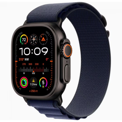 Смарт-часы Apple Watch Ultra 2 Black Titanium Case with Navy Alpine Loop   