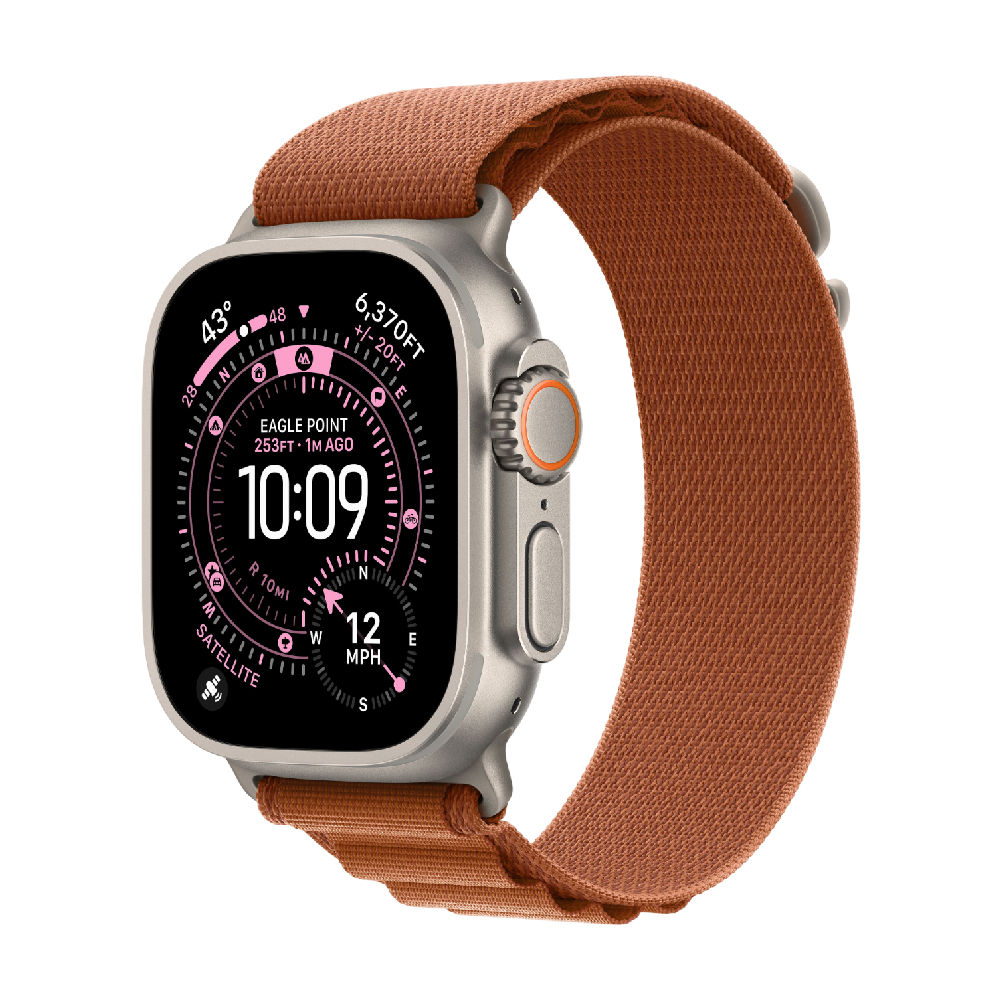 Купить смарт-часы apple watch ultra 3, 49 мм, natural titanium case/terra cotta alpine loop Apple Watch Ultra 3 в официальном магазине Apple, Samsung, Xiaomi. iPixel.ru Купить, заказ, кредит, рассрочка, отзывы,  характеристики, цена,  фотографии, в подарок.