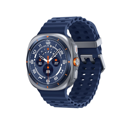 Смарт-часы Samsung Galaxy Watch Ultra (2025), 47 мм, Titanium Blue/Marine Band    