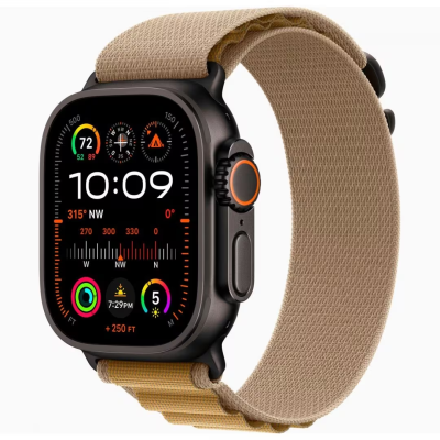 Смарт-часы Apple Watch Ultra 2 Black Titanium Case with Tan Alpine Loop    Смарт-часы Apple Watch Ultra 2 Black Titanium Case with Tan Alpine Loop