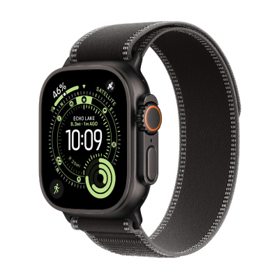 Смарт-часы Apple Watch Ultra 3, 49 мм, Black Titanium Case/Black Charcoal Trail Loop   