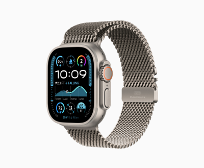 Смарт-часы Apple Watch Ultra 2 Natural Titanium Case with Titanium Milanese Loop   