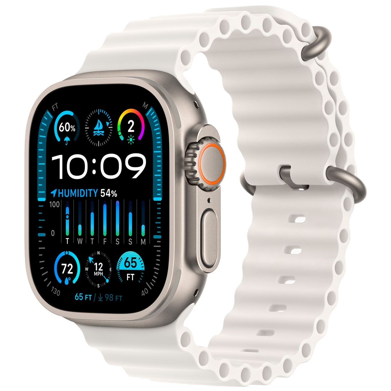 Купить смарт-часы apple watch ultra 2 ocean band white Apple Watch Ultra 2 в официальном магазине Apple, Samsung, Xiaomi. iPixel.ru Купить, заказ, кредит, рассрочка, отзывы,  характеристики, цена,  фотографии, в подарок.