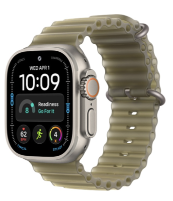 Смарт-часы Apple Watch Ultra 4 (2026) 49mm Natural Titanium Case with Translucent Kelp Ocean Band   