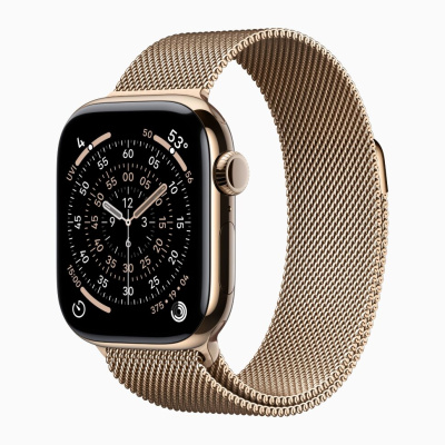 Смарт-часы Apple Watch Series 11, 42 мм, Gold Titanium Case/Milanese Loop   