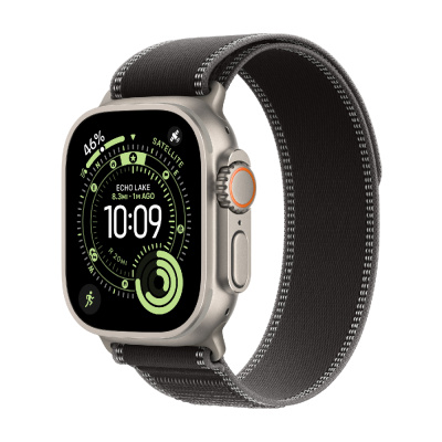 Смарт-часы Apple Watch Ultra 3, 49 мм, Natural Titanium Case/Black Charcoal Trail Loop   