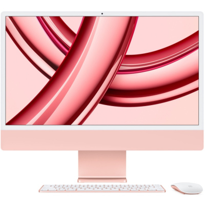 Моноблок Apple iMac 24” (M3 8C CPU, 10C GPU, 2023) 16ГБ, 512ГБ SSD, розовый   