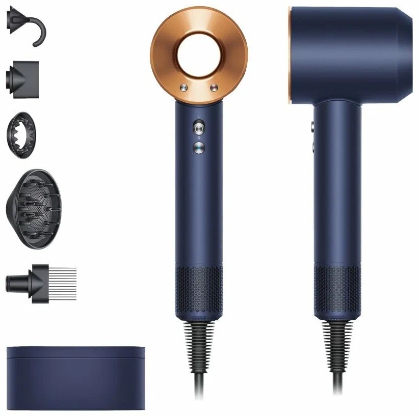 Купить фен dyson supersonic hd-07 prussian blue copper (gift edition) Фены в официальном магазине Apple, Samsung, Xiaomi. iPixel.ru Купить, заказ, кредит, рассрочка, отзывы,  характеристики, цена,  фотографии, в подарок.