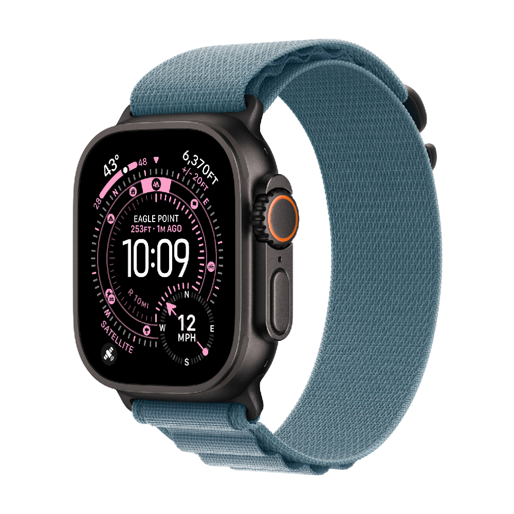 Купить смарт-часы apple watch ultra 3, 49 мм, black titanium case/light blue alpine loop Apple Watch Ultra 3 в официальном магазине Apple, Samsung, Xiaomi. iPixel.ru Купить, заказ, кредит, рассрочка, отзывы,  характеристики, цена,  фотографии, в подарок.