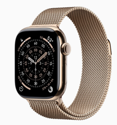Смарт-часы Apple Watch Series 11, 42 мм, Gold Titanium Case/Milanese Loop   