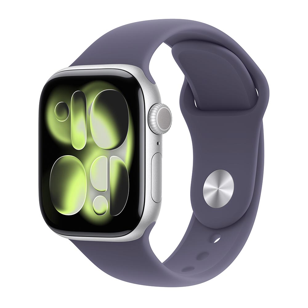 Купить смарт-часы apple watch series 11, 46 мм, silver aluminum case/purple fog sport band Apple Watch 11 в официальном магазине Apple, Samsung, Xiaomi. iPixel.ru Купить, заказ, кредит, рассрочка, отзывы,  характеристики, цена,  фотографии, в подарок.