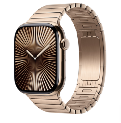 Смарт-часы Apple Watch Series 10 46mm Gold Titanium Case with Gold Link Bracelet   