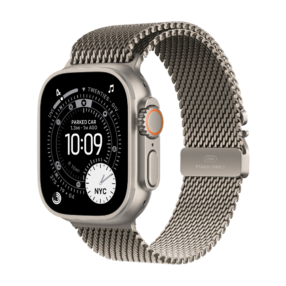 Купить смарт-часы apple watch ultra 3, 49 мм, natural titanium case/natural titanium milanese loop Apple Watch Ultra 3 в официальном магазине Apple, Samsung, Xiaomi. iPixel.ru Купить, заказ, кредит, рассрочка, отзывы,  характеристики, цена,  фотографии, в подарок.