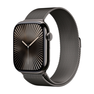 Смарт-часы Apple Watch Series 10 46mm Slate Titanium Case/Stainless Steel Milanese Loop Slate   