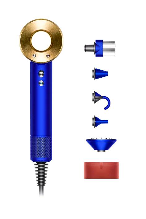 Купить фен dyson supersonic hd-08 blue/gold Фены в официальном магазине Apple, Samsung, Xiaomi. iPixel.ru Купить, заказ, кредит, рассрочка, отзывы,  характеристики, цена,  фотографии, в подарок.
