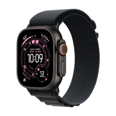 Смарт-часы Apple Watch Ultra 3, 49 мм, Black Titanium Case/Black Alpine Loop   