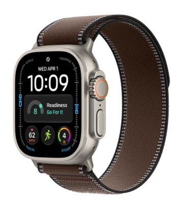 Смарт-часы Apple Watch Ultra 4 (2026) 49mm Natural Titanium Case with Dark Umber Trail Loop   