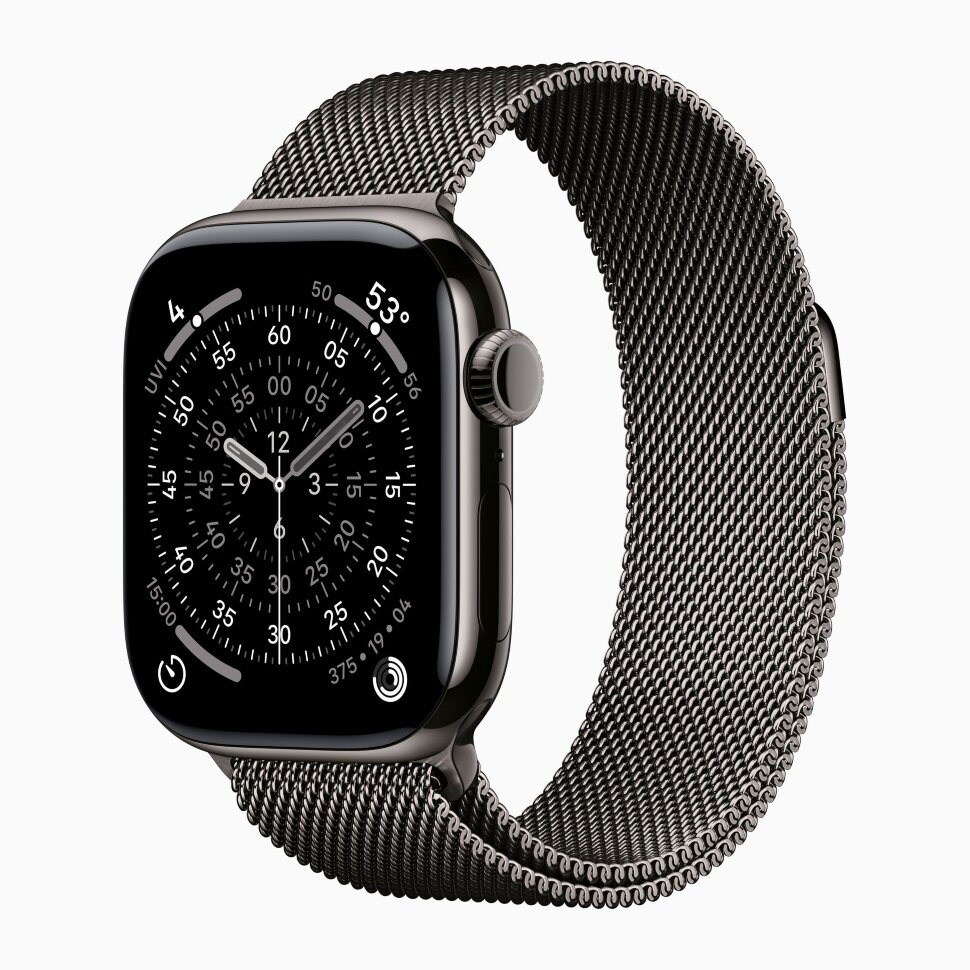 Купить смарт-часы apple watch series 11, 46 мм, slate titanium case/milanese loop Apple Watch 11 в официальном магазине Apple, Samsung, Xiaomi. iPixel.ru Купить, заказ, кредит, рассрочка, отзывы,  характеристики, цена,  фотографии, в подарок.