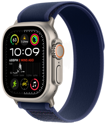 Смарт-часы Apple Watch Ultra 2 Natural Titanium Case with Blue Trail Loop   