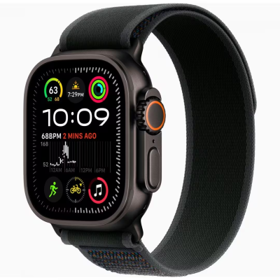 Смарт-часы Apple Watch Ultra 2 Black Titanium Case with Black Trail Loop   