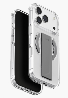 Uniq для iPhone 17 Pro чехол Heldro Air with FlexGrip Lucent Clear (MagSafe)   