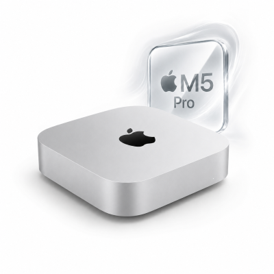 Apple Mac Mini M5 Pro (2026), 15CPU/16GPU, Gigabit Ethernet, 48/2TБ, Silver   