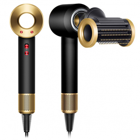 Купить фен dyson supersonic hd15 gold onyx Фены в официальном магазине Apple, Samsung, Xiaomi. iPixel.ru Купить, заказ, кредит, рассрочка, отзывы,  характеристики, цена,  фотографии, в подарок.